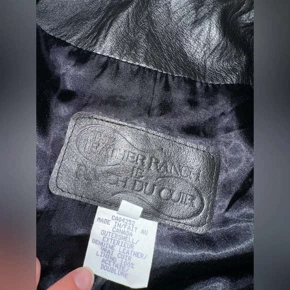 The Leather Ranch Button Up Leather Jacket - Picture 2 of 6